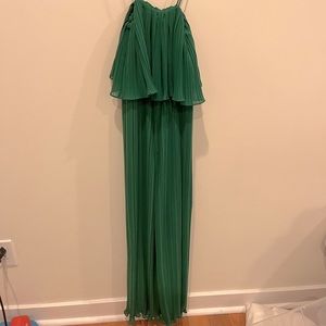 Green jumpsuit